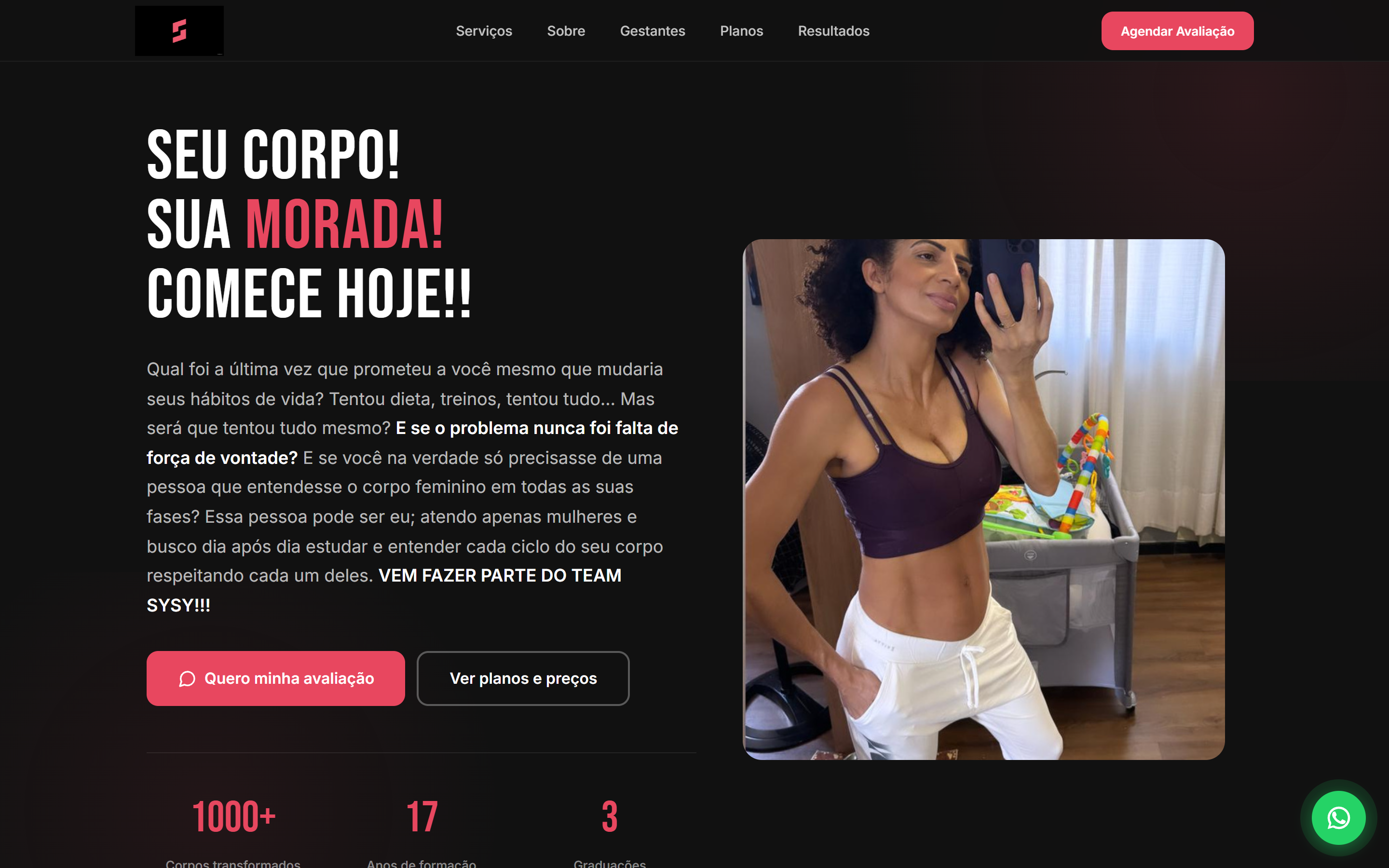 Sysy Personutri Landing Page